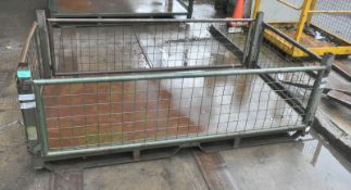 Longspan Metal Stillage - External dimensions L213 x W113 x H82cm - PLEASE SEE PICTURES FOR CONDITIO