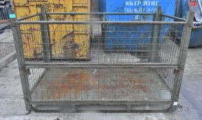 Longspan Metal Stillage - External dimensions L213 x W113 x H143cm - PLEASE SEE PICTURES FOR CONDITI