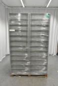 60x Tote Storage Boxes - L600 x W400 x H150mm