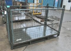 Longspan Metal Stillage - External dimensions L213 x W113 x H143cm - PLEASE SEE PICTURES FOR CONDITI