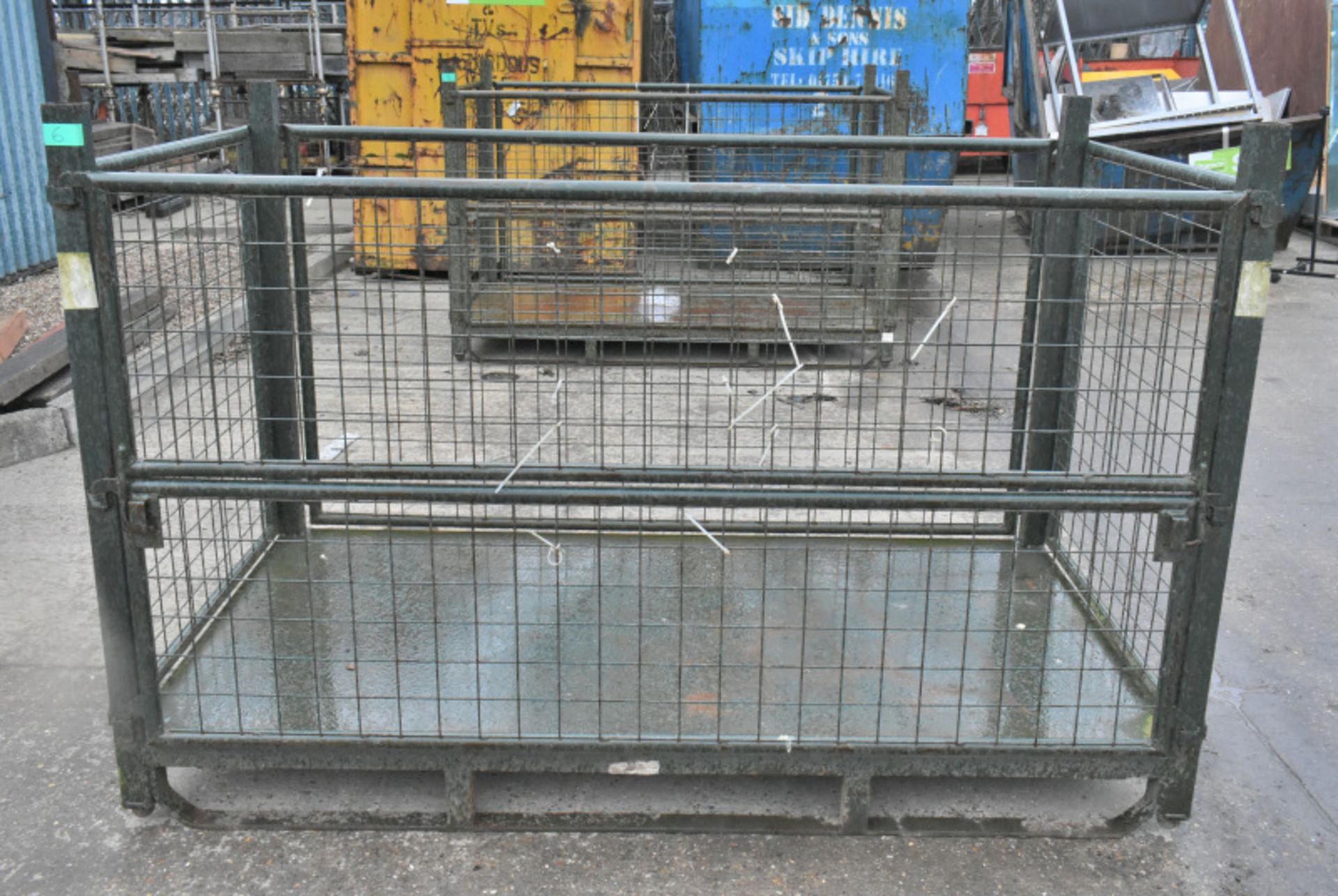 Longspan Metal Stillage - External dimensions L213 x W113 x H143cm - PLEASE SEE PICTURES FOR CONDITI