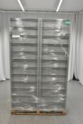 60x Tote Storage Boxes - L600 x W400 x H150mm