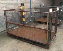 Longspan Metal Stillage - External dimensions L213 x W113 x H143cm - PLEASE SEE PICTURES FOR CONDITI