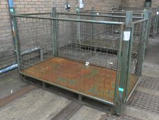 Longspan Metal Stillage - External dimensions L213 x W113 x H143cm - PLEASE SEE PICTURES FOR CONDITI