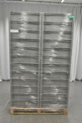 60x Tote Storage Boxes - L600 x W400 x H150mm