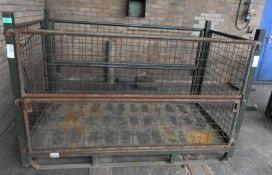 Longspan Metal Stillage - External dimensions L213 x W113 x H143cm - PLEASE SEE PICTURES FOR CONDITI