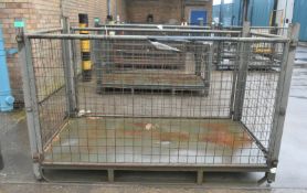 Longspan Metal Stillage - External dimensions L213 x W113 x H143cm - PLEASE SEE PICTURES FOR CONDITI