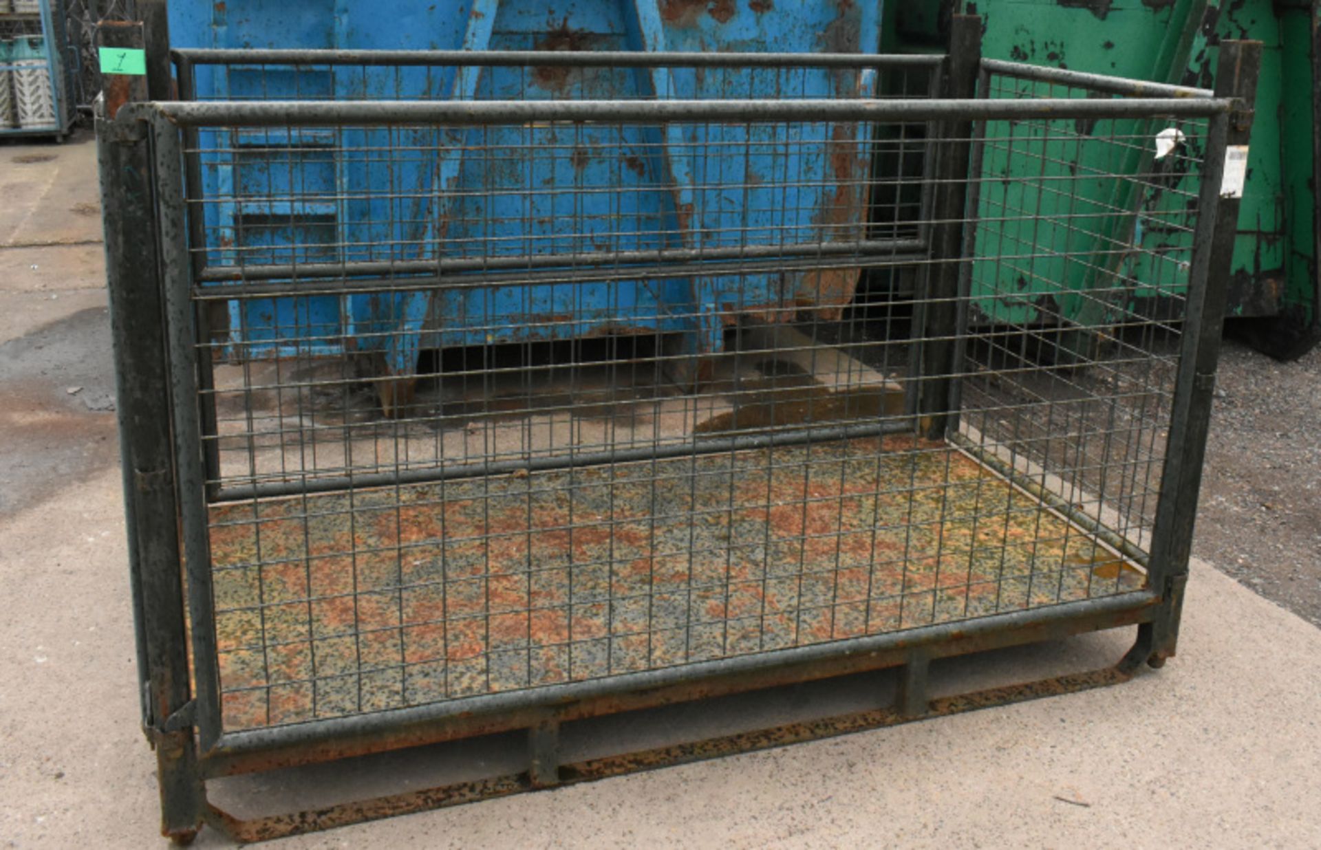 Longspan Metal Stillage - External dimensions L213 x W113 x H143cm - PLEASE SEE PICTURES FOR CONDITI