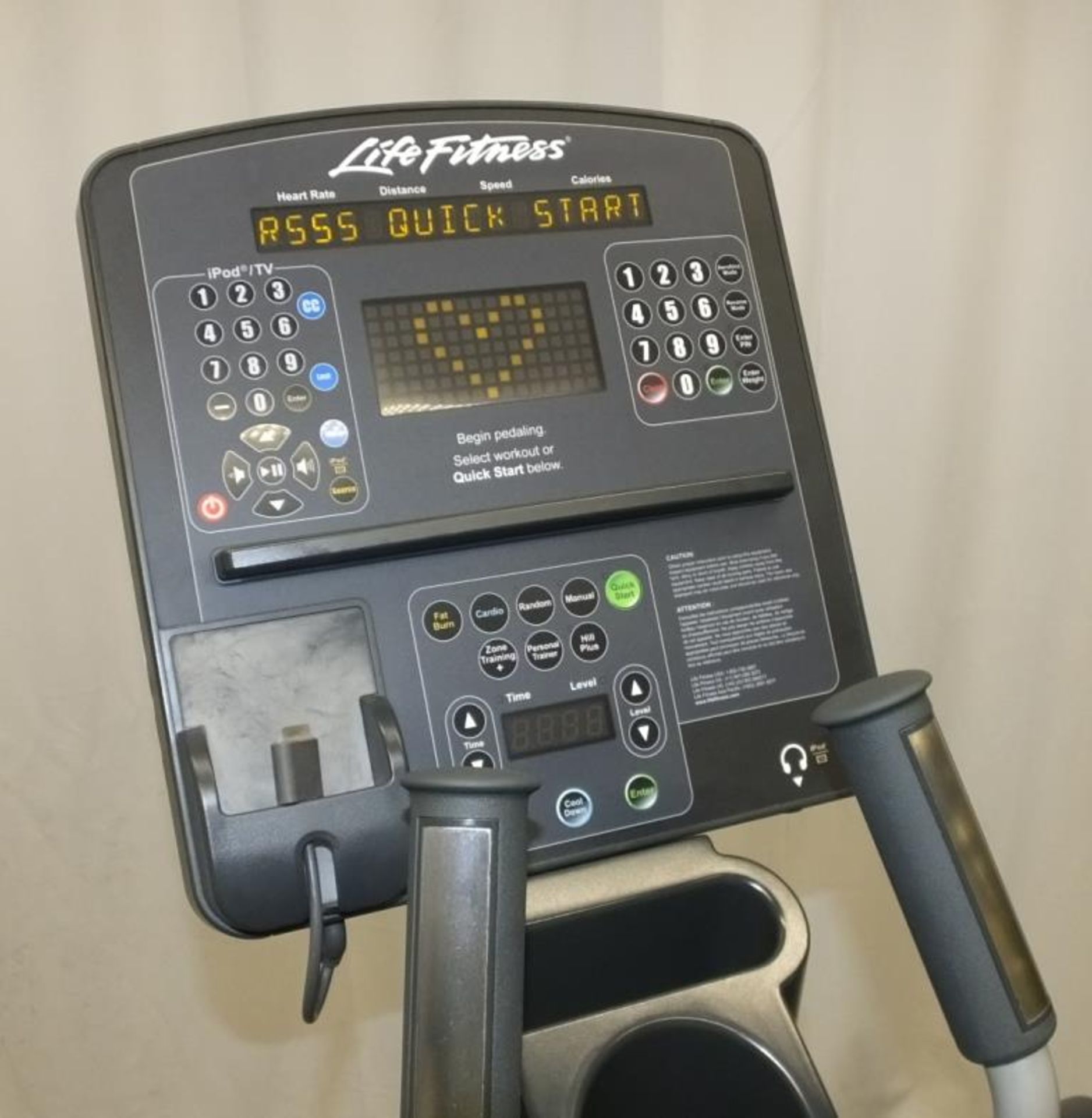 Life Fitness XHC Fit Stride Total Body Cross Trainer - powers up - functionality untested - Image 7 of 8