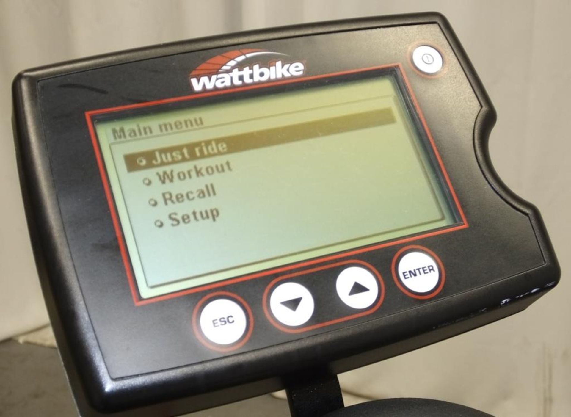 Wattbike Training Exercise Bike - console powers up - functionality untested - Image 6 of 6