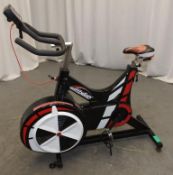 Wattbike Training Exercise Bike - console powers up but screen is faulty - functionality untested