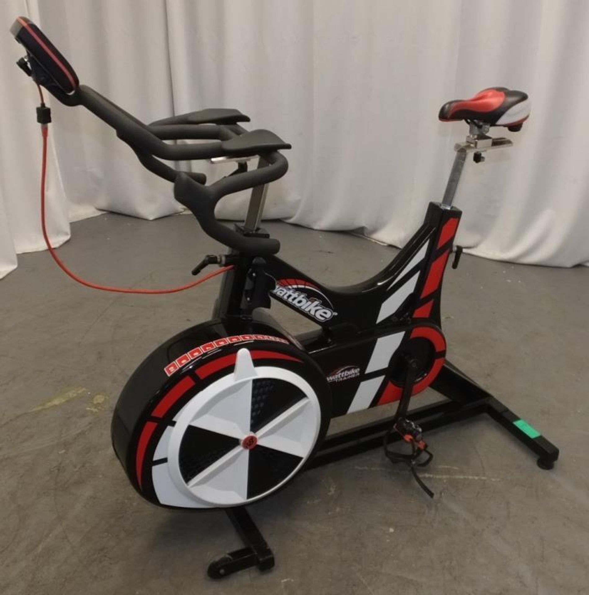 Wattbike Trainer Training Exercise Bike - console powers up - functionality untested - bent cable