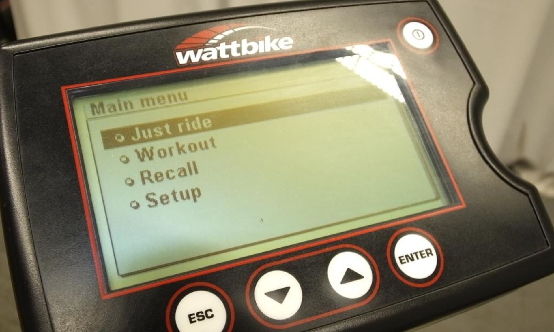 Wattbike Training Exercise Bike - console powers up - functionality untested - Image 5 of 8