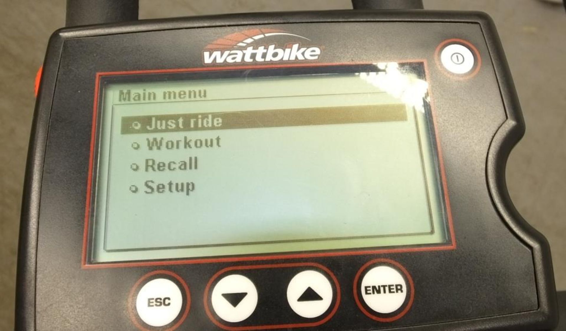 Wattbike Training Exercise Bike - console powers up - functionality untested - Image 6 of 6