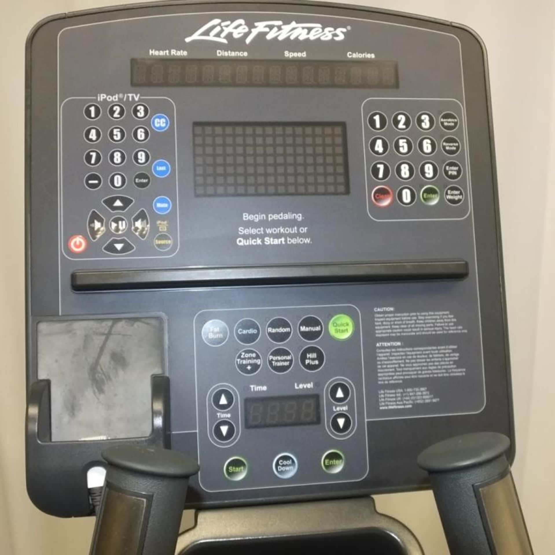 Life Fitness XHC Fit Stride Total Body Cross Trainer - powers up - functionality untested - Image 7 of 10