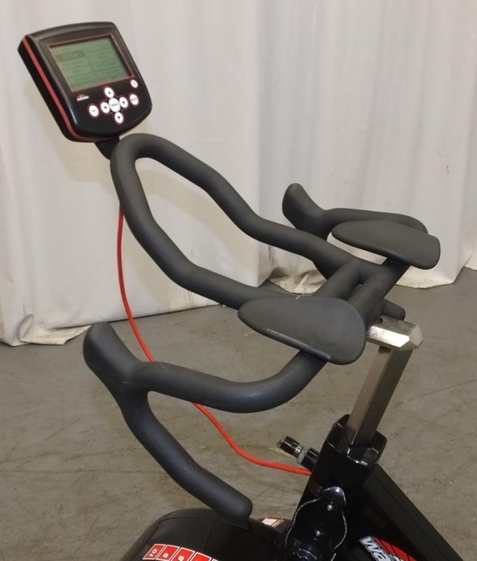 Wattbike Trainer Training Exercise Bike - console powers up - functionality untested - bent cable - Image 3 of 7