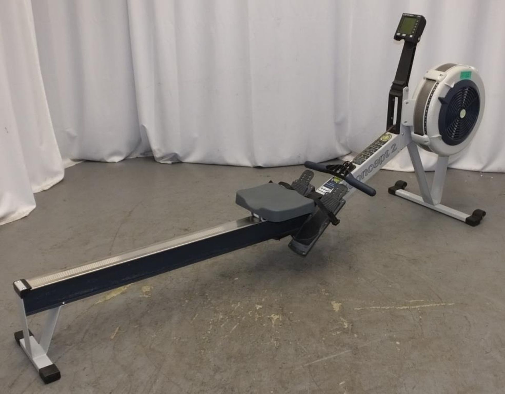 Concept 2 indoor rowing machine - PM3 display - powers up - functionality untested