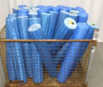 35x Gym stretching rollers - L 900mm x D 145mm