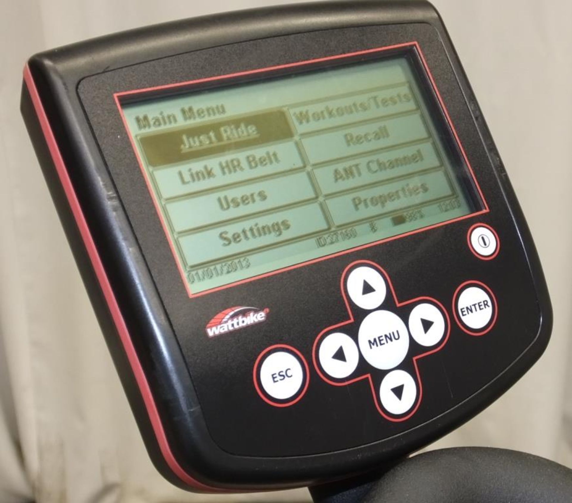 Wattbike Pro Training Exercise Bike - console powers up - functionality untested - Image 6 of 6