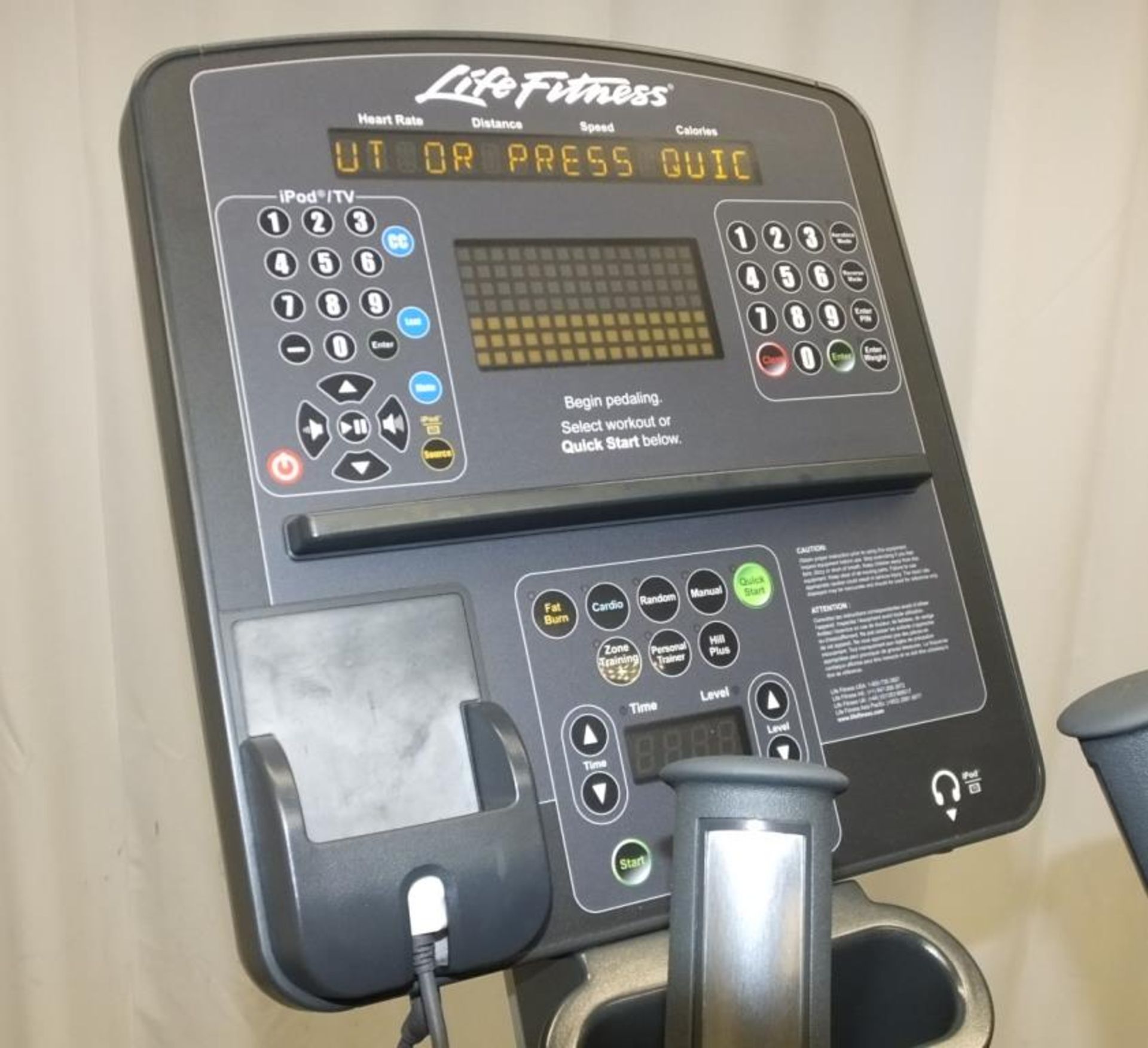 Life Fitness XHC Fit Stride Total Body Cross Trainer - powers up - functionality untested - Image 8 of 9