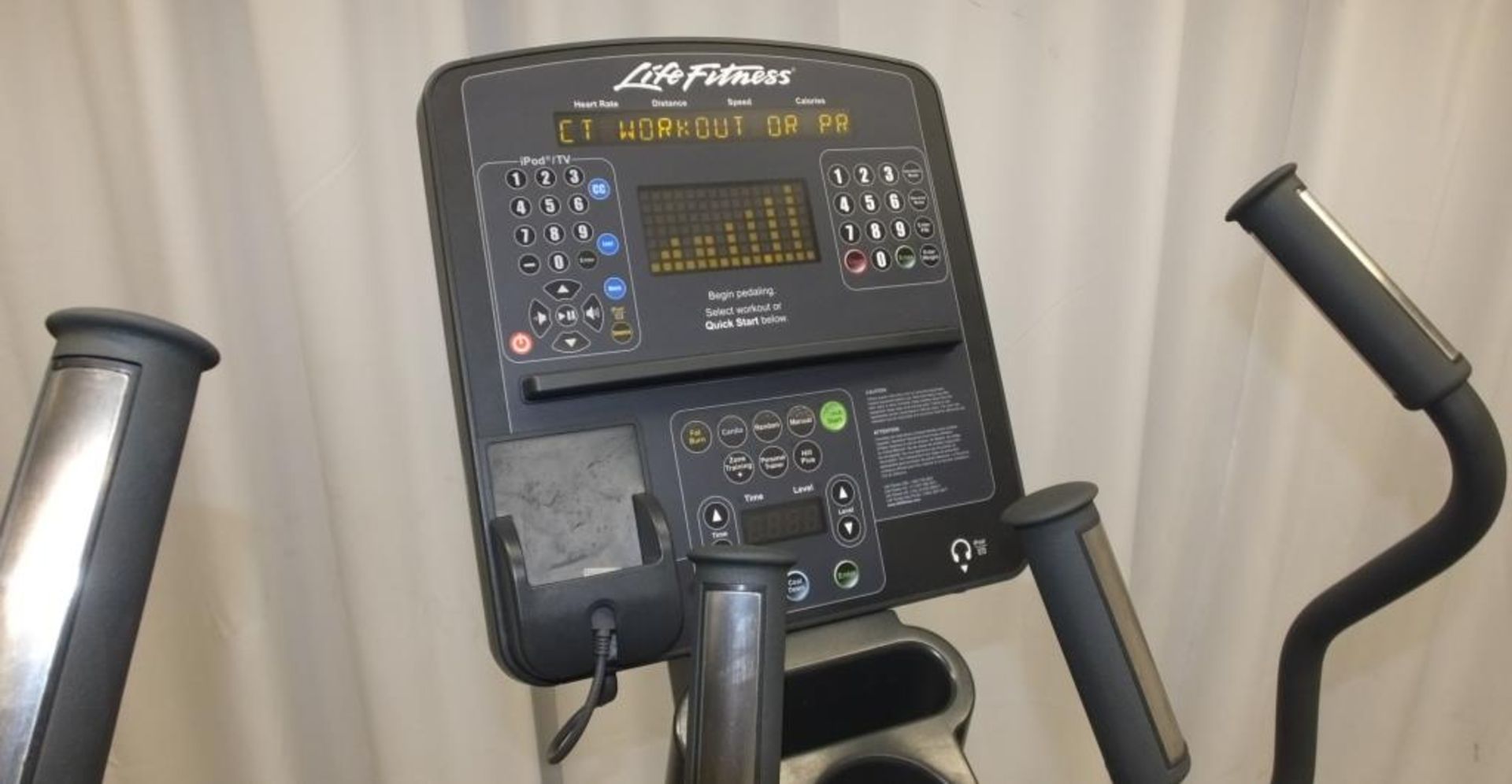 Life Fitness XHC Fit Stride Total Body Cross Trainer - powers up - functionality untested - Image 9 of 9