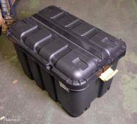 Large plastic Wheeled Storage Boxes With Lids