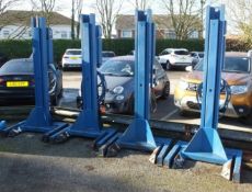 4x Nussbaum 7.5 Tonne Vehicle Lifts - MCS 7500 - YOM 2002 - serial 207625