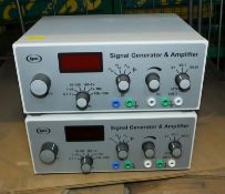 2x IPC SYS-385-010V Signal Generator & Amplifier Unit