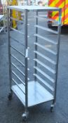Stainless Steel Tray Racking L 700mm x W 530mm x H 1600mm