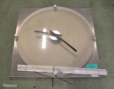 Large Analogue Style Clock L 750mm x W 750mm x H 100mm