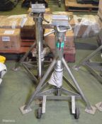2x Somers Totalkare SWL 7.5T Axle Stands H 860mm