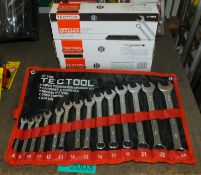 3x Tectool 14 piece combination spanner sets