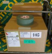 Scapa 3302 PRO Olive Green - 50mm x 50M - 16 rolls per box - 2 boxes