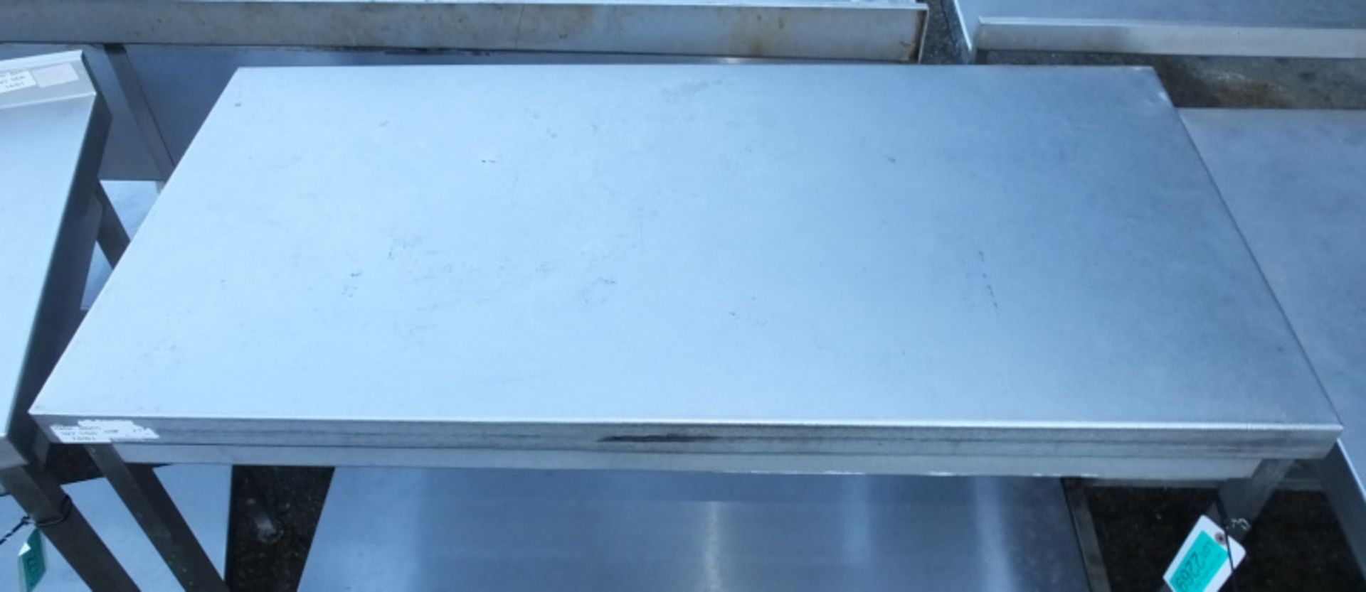 Stainless Steel Counter Work Top L 1200mm x W 600mm x H 920mm - Image 2 of 3