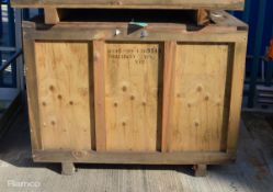 Wooden Shipping Crate 1400mm x 1100mm x 1050mm - empty