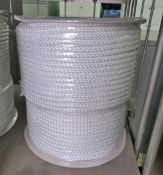 White Poly Fibrous Rope - 220M x 9mm - NSN 4020-99-2120-8692