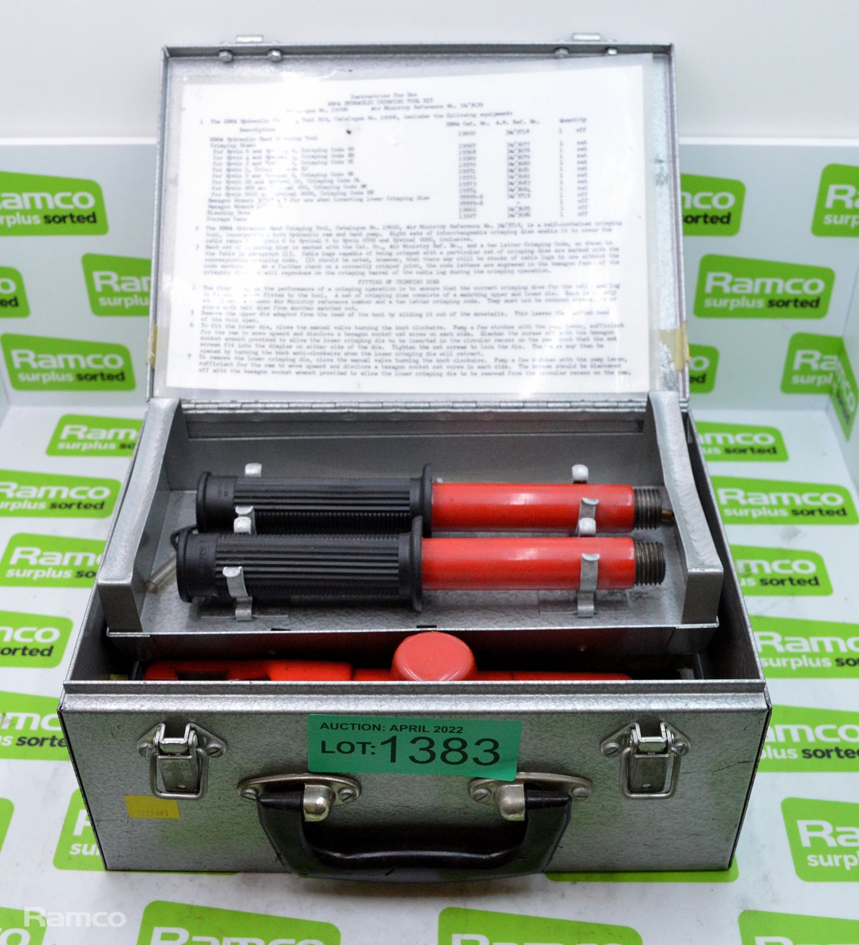 Erma Limited Hydraulic Crimping Tool