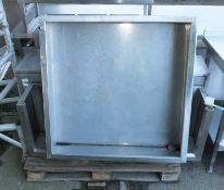 Stainless Steel Commercial Extractor Cover L 1350mm x W 495mm x H 310mm