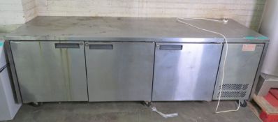 Williams Double Sided 3 Door Counter Fridge ME3U P/T