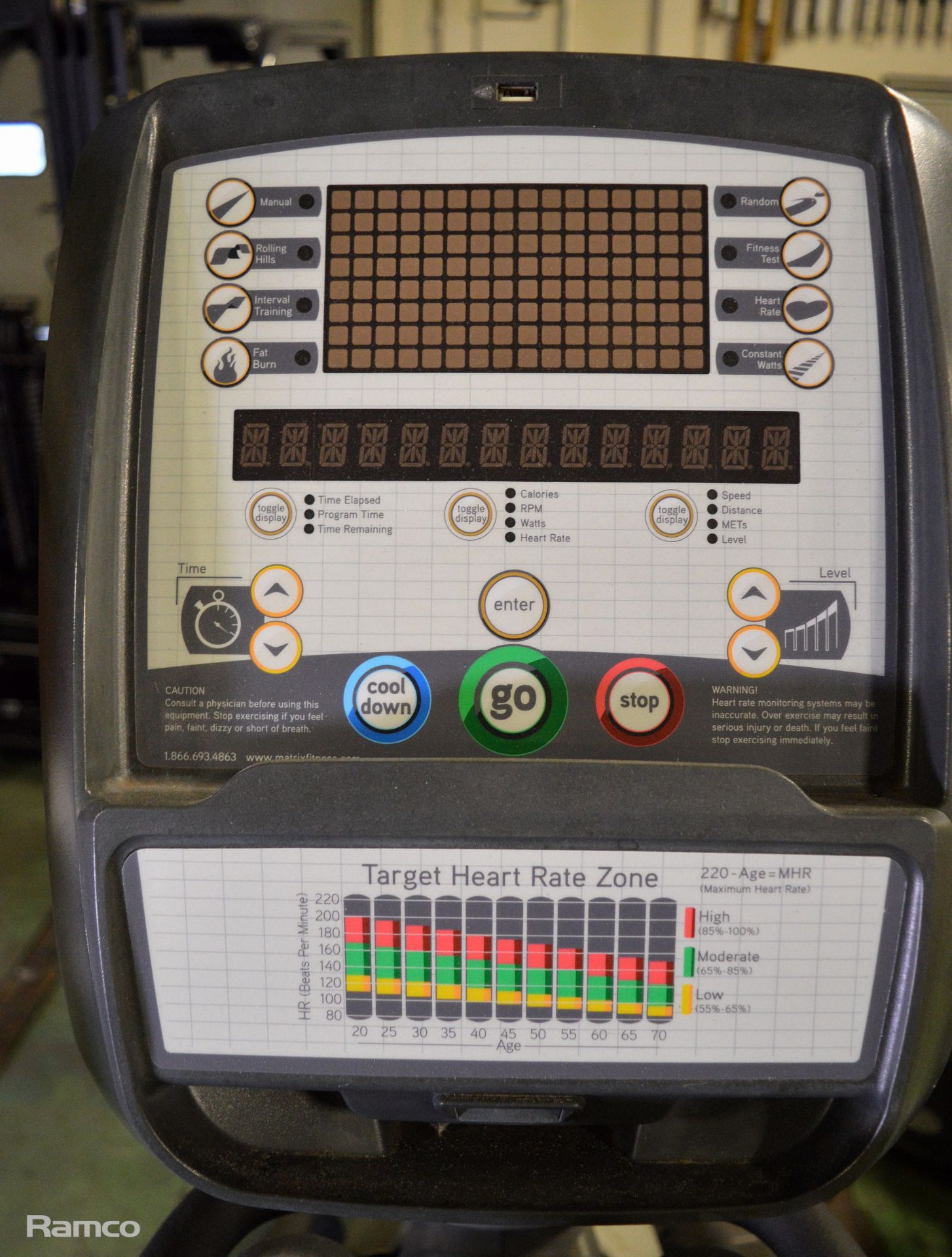 Matrix Elliptical Trainer - Image 6 of 9