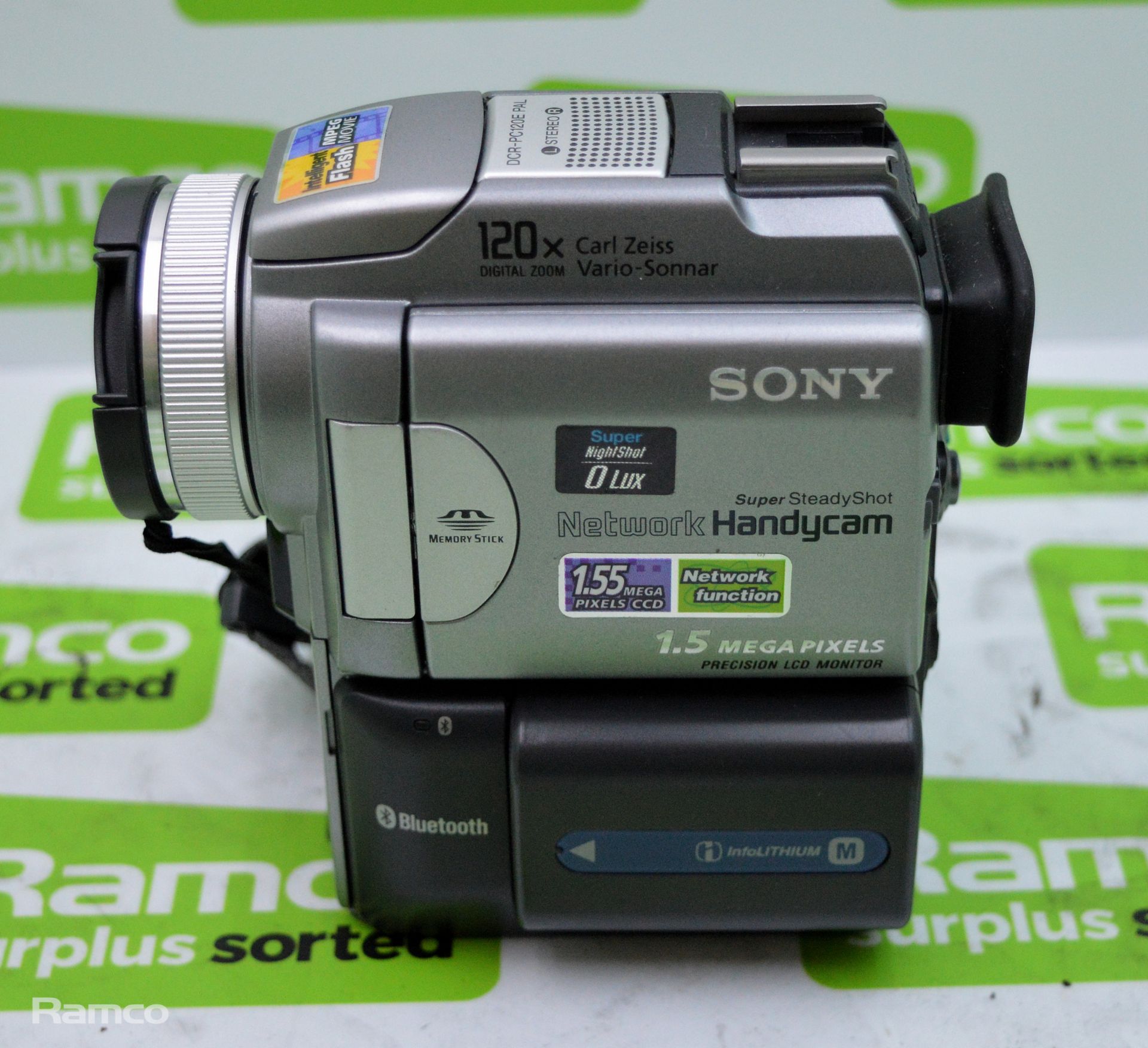 Sony DCR-PC120E Video Camcorder With Accessories In Case - Image 2 of 6