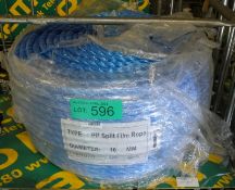 Polypropylene Split Film Fibrous Rope 16 mm x 220 mm