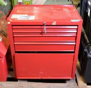 Stack-On Mobile Tool Cabinet L 720mm x W 480mm x H 700mm