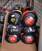 6x Gym Power Bags - Weighted 15KG