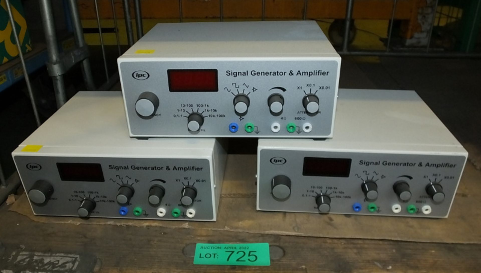 3x IPC SYS-385-010V Signal Generator & Amplifier Unit