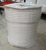 White Poly Fibrous Rope - 220M x 9mm - NSN 4020-99-2120-8692