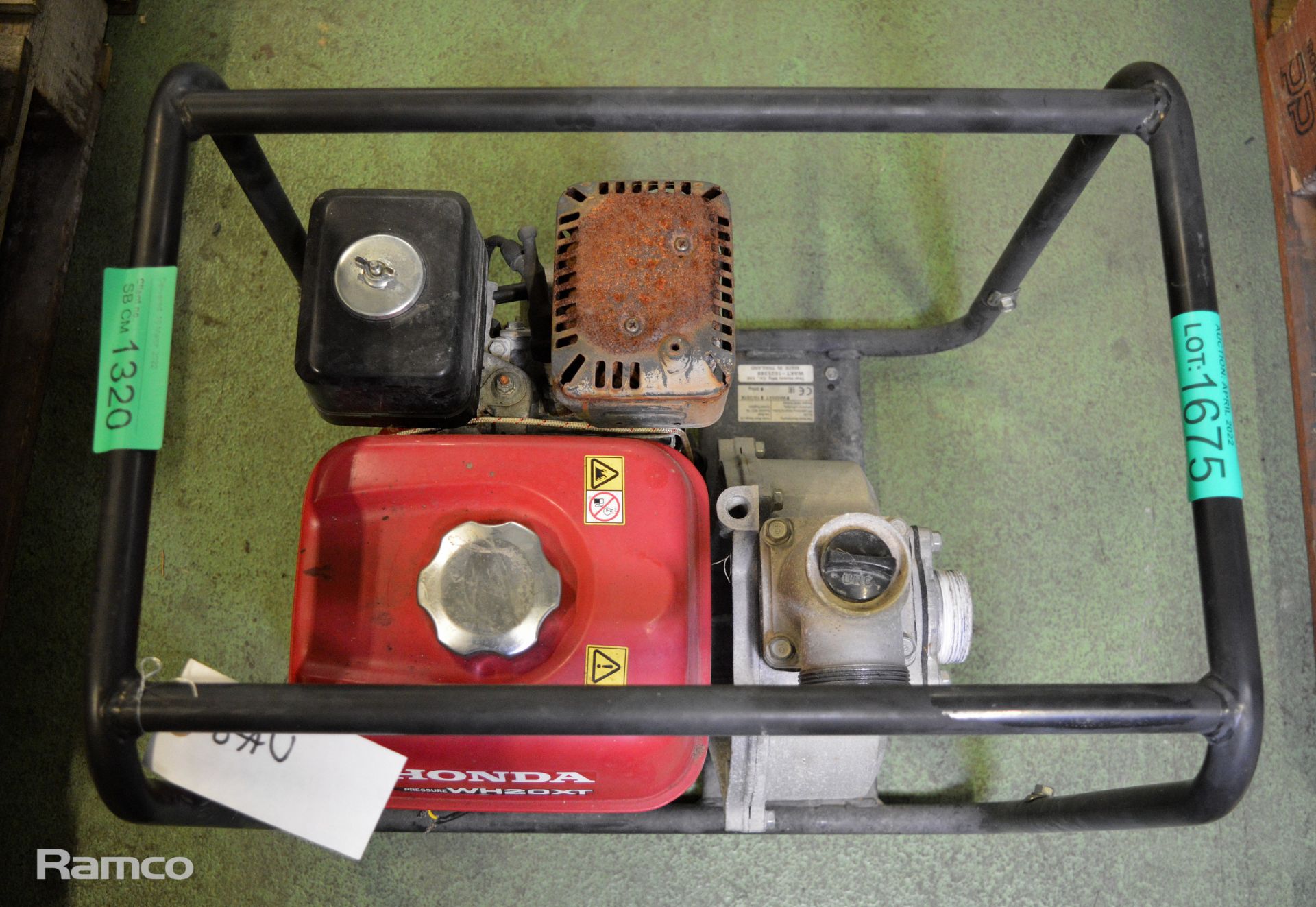 Pump unit in frame - Honda GX engine - lost compression - Image 5 of 6