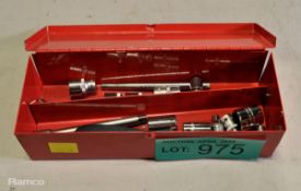 Gleave Socket Set 1/4 Inch 4-15mm Cased