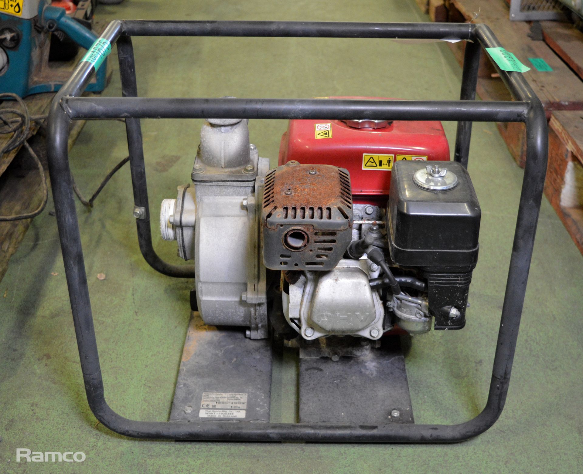 Pump unit in frame - Honda GX engine - lost compression
