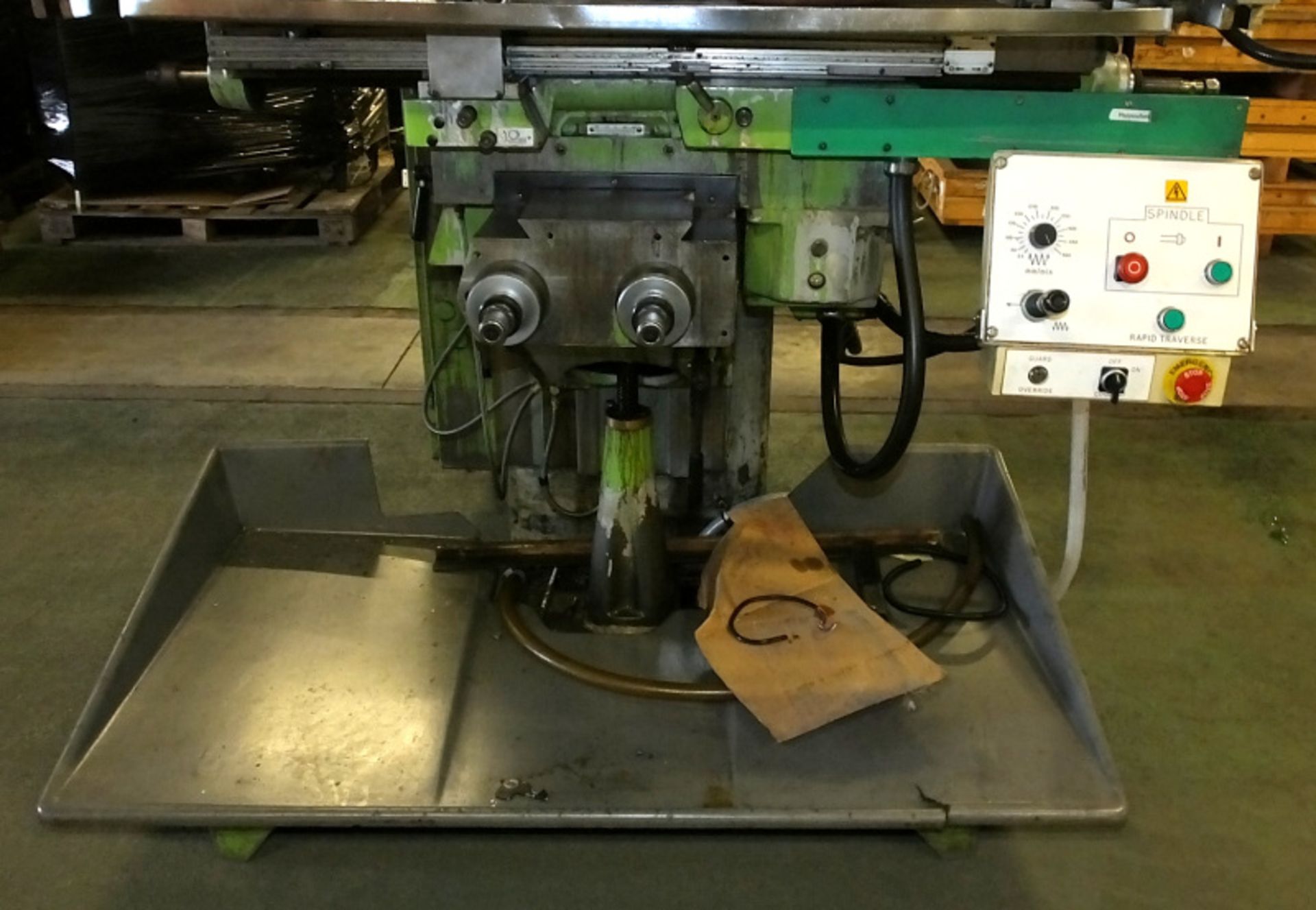 Bridgeport 1S milling machine - serial numbers - machine 102650185 & head unit S328 - Image 5 of 18